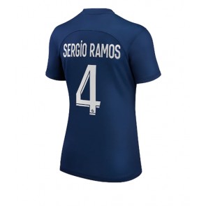 Paris Saint-Germain Sergio Ramos #4 kläder Kvinnor 2022-23 Hemmatröja Kortärmad